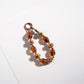Keypus - Vintage Leopard Print Beaded Keychain
