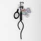 Keypus - Y2K Style Bow Heart Mirror Keychain