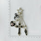 Keypus - Gothic Cross Heart Charm Alloy Bag Pendant Keychain