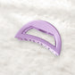 Beau - Plastic Half Circle Geometric Hair Claw Clip