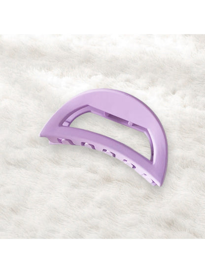 Beau - Plastic Half Circle Geometric Hair Claw Clip