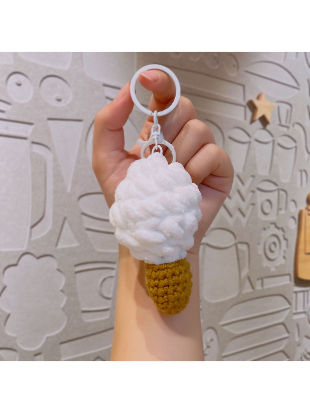 Keypus - Ice Cream Keychain Cute Bag Charm