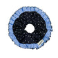 Gifty - Polka Dot Blue Plaid Lace Scrunchie