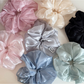 Gifty - Sheer Glossy Ruffle Polyester Scrunchie