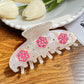 Beau - Christmas Snowflake Accent Claw Clip