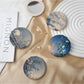 Mirroray - Vintage Scenery Patterned Round Compact Mirror