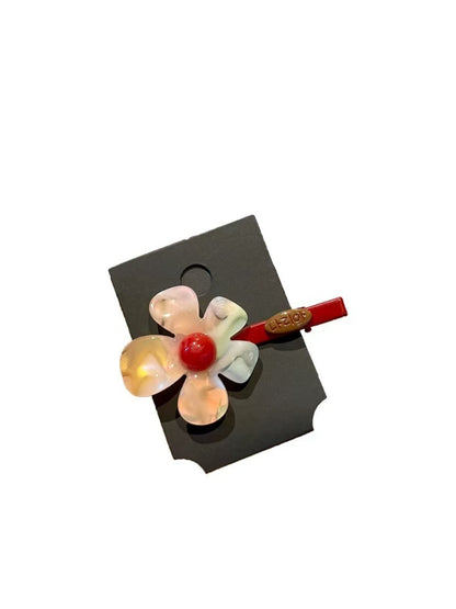 Beau - Glittering Small Floral Hair Clip