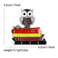 Brovia - Minimal Enamel Owl Decorative Pin Brooch