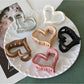 Beau - Sweet Style Heart Form Plastic Claw Hair Clip