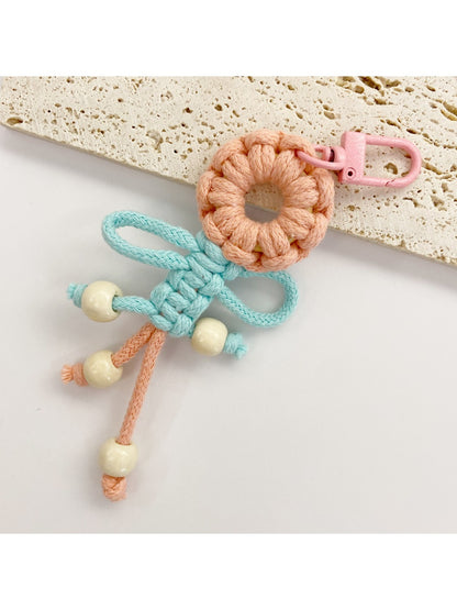 Keypus - Beaded Fringe Flower Keychain