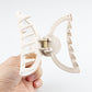 Beau - Minimalist Half Round Openwork Claw Clip