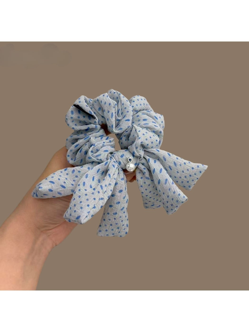 Gifty - Sweet Style Polka Dot Bow Scrunchie