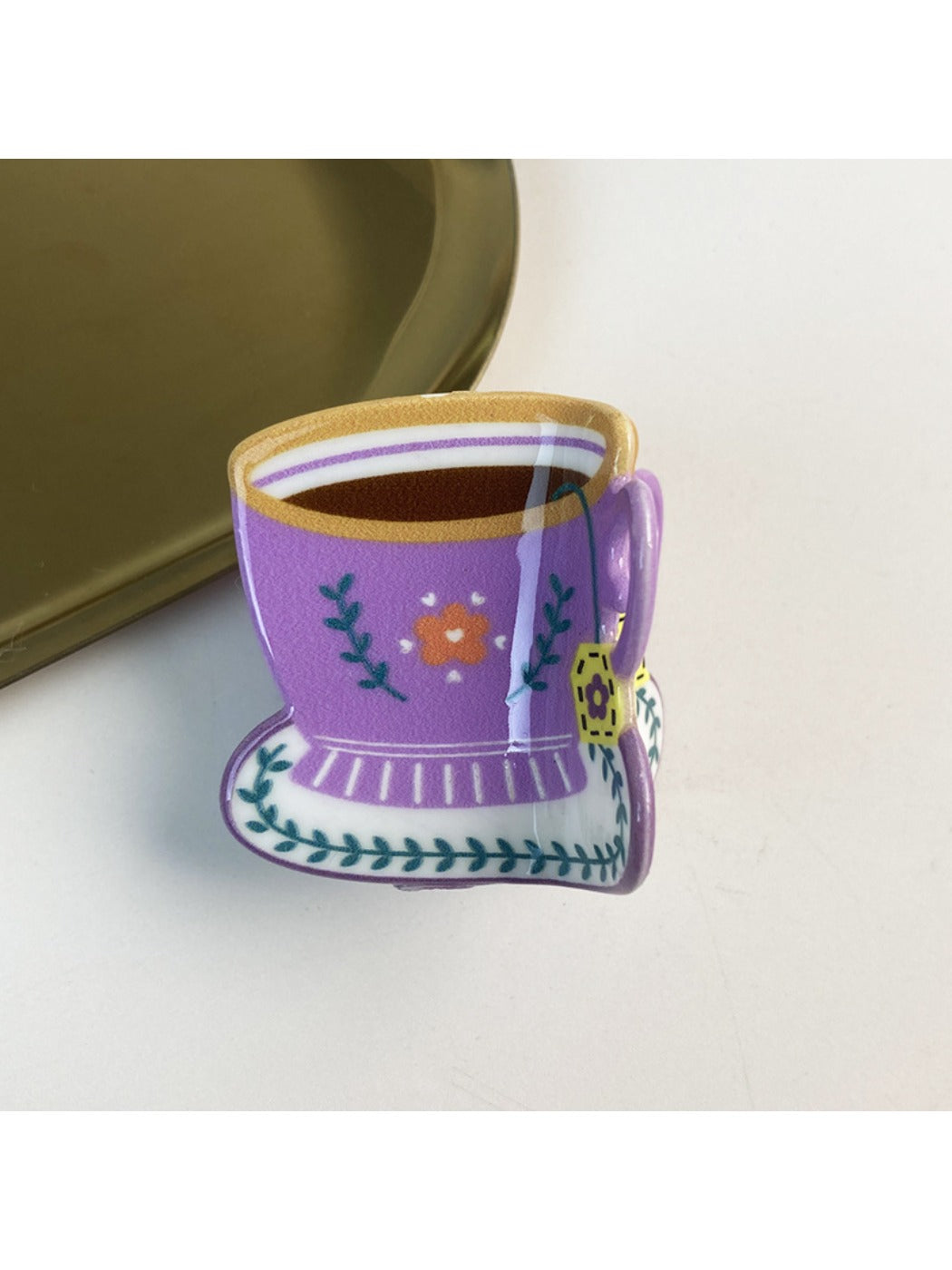 Beau - Sweet Coffee Cup-Shaped Hair Clip