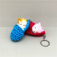 Keypus - Sleeping Cat Shaped Bag Charm Keychain