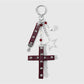 Keypus - Retro Studded Cross Star Music Note Keychain