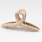 Beau - Minimalist Solid Color Crisscross Claw Clip