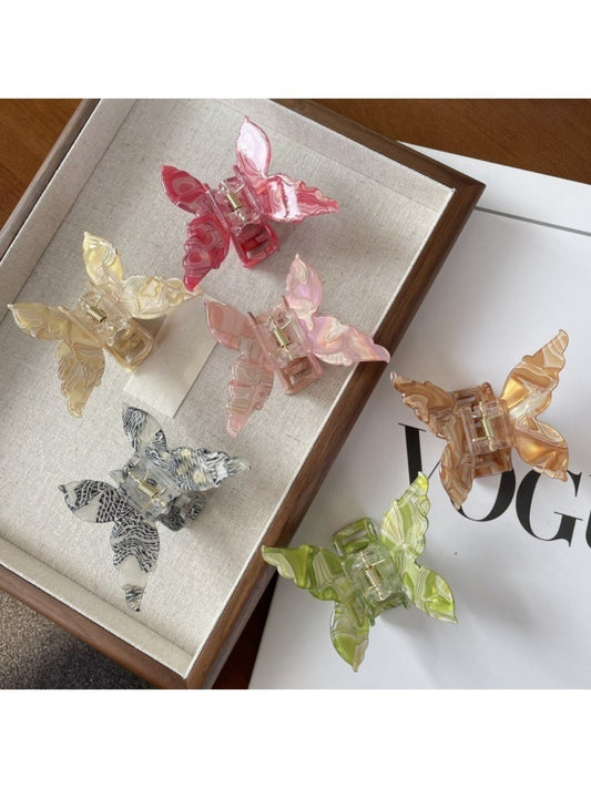 Beau - Pastel Butterfly Shaped Hair Claw Clip