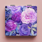 Mirroray - Portable Flower Pattern Folding Glass Mirror