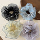 Gifty - Double-Layer Ruffle Polyester Scrunchie