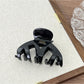 Beau - Retro Geometric Chunky Hair Claw Clip