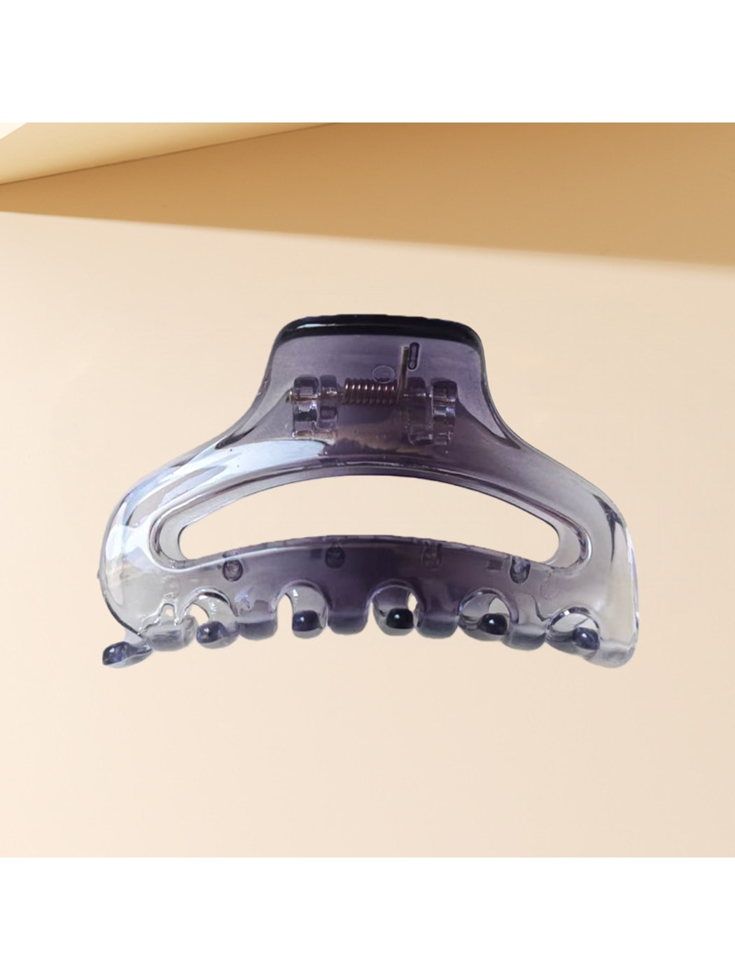 Beau - Gradient Half Moon Plastic Hair Claw Clip