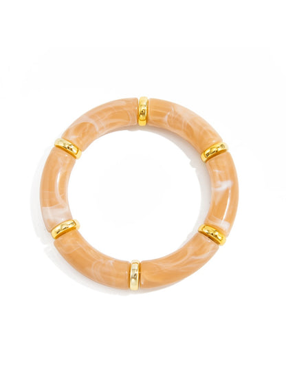 Lovra vintage beaded link bracelet photographed with soft natural light