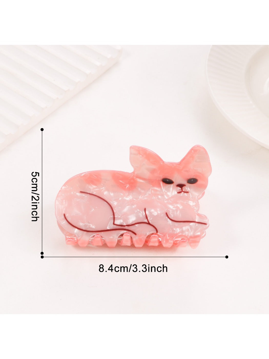 Beau - Kitten and Puppy Themed Claw Clip