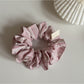 Gifty - Dainty Pink Plaid Scrunchie