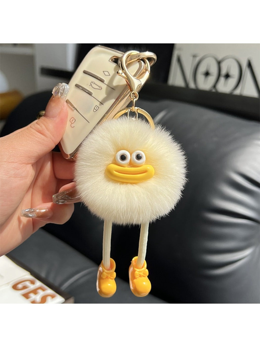 Keypus - Long Legs Small Furball Keychain