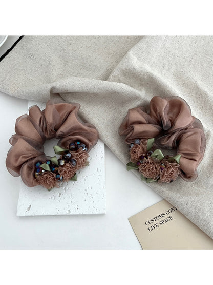 Gifty - Sheer Scrunchies High Elastic Hair Ties