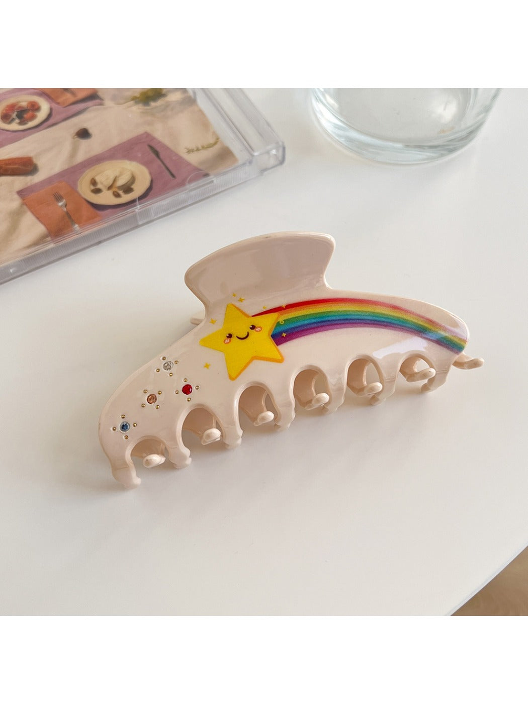 Beau - Rainbow Star Hair Clip