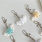 Keypus - Flocked Angel Wing Five-Point Star Keychain