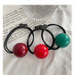Gifty - Minimalist Solid Color Sphere Hair Tie