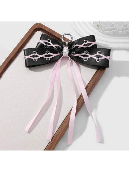 Keypus - Y2K Star Ribbon Bow Bag Charm Keychain