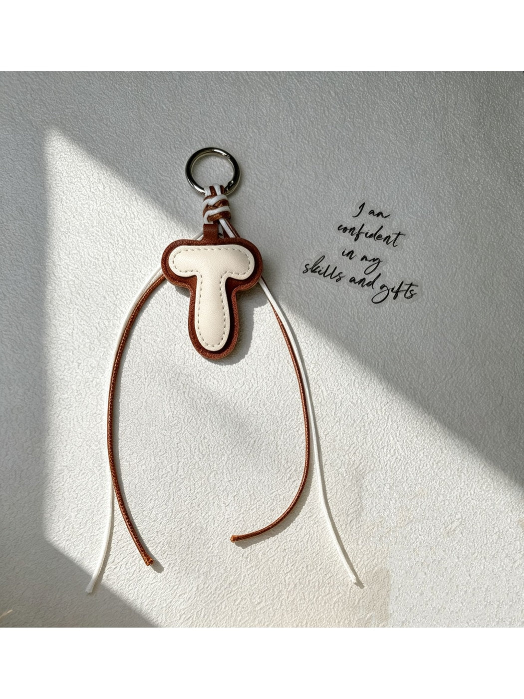 Keypus - Modern Minimalist Letter Bag Charm Keychain