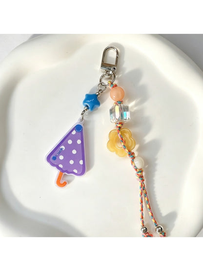 Keypus - Umbrella Pendant Acrylic Cartoon Bag Charm Keychain