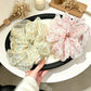 Gifty - Floral Mesh High Elastic Polyester Scrunchie
