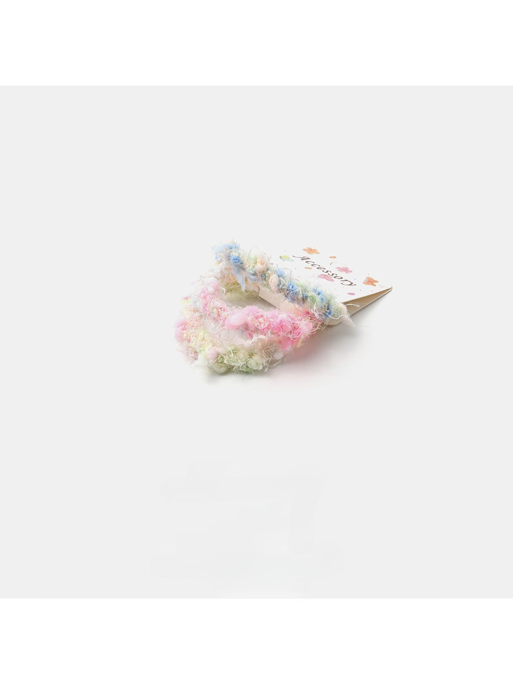 Gifty - Sweet Candy Color Plush Scrunchies Set