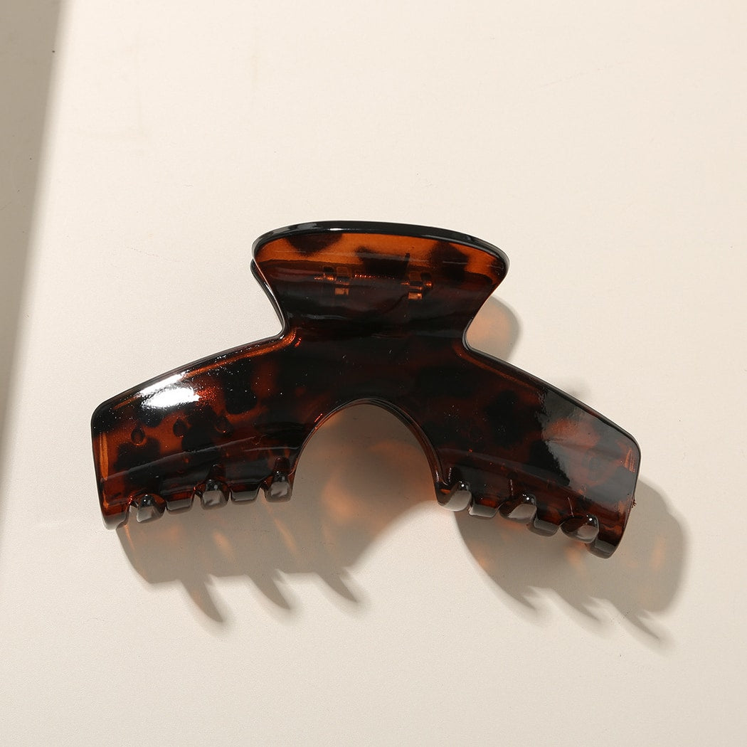 Beau - Simple Arc Shape Glossy Fashion Claw Clip