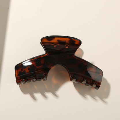 Beau - Simple Arc Shape Glossy Fashion Claw Clip