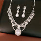 Nozari - Vintage Water Drop Necklace and Earrings Set