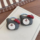 Gifty - Adorable Plaid Bear Hair Tie Set