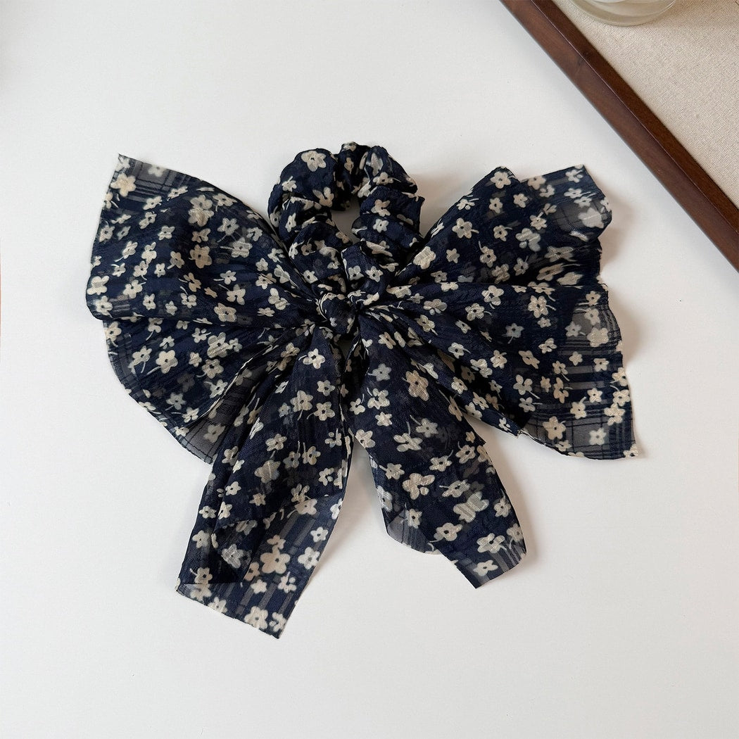 Gifty - Bow Ribbon Polka Dot Hair Tie