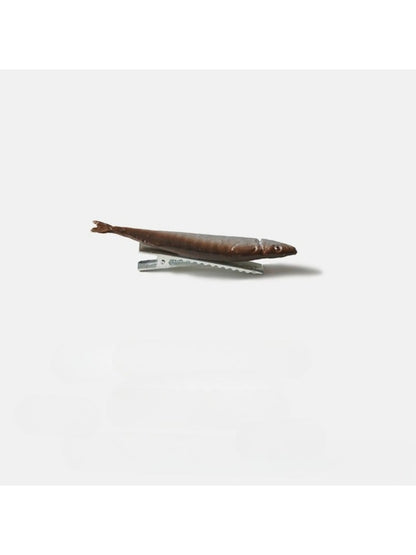Beau - Funny Realistic Salted Fish Hair Clip