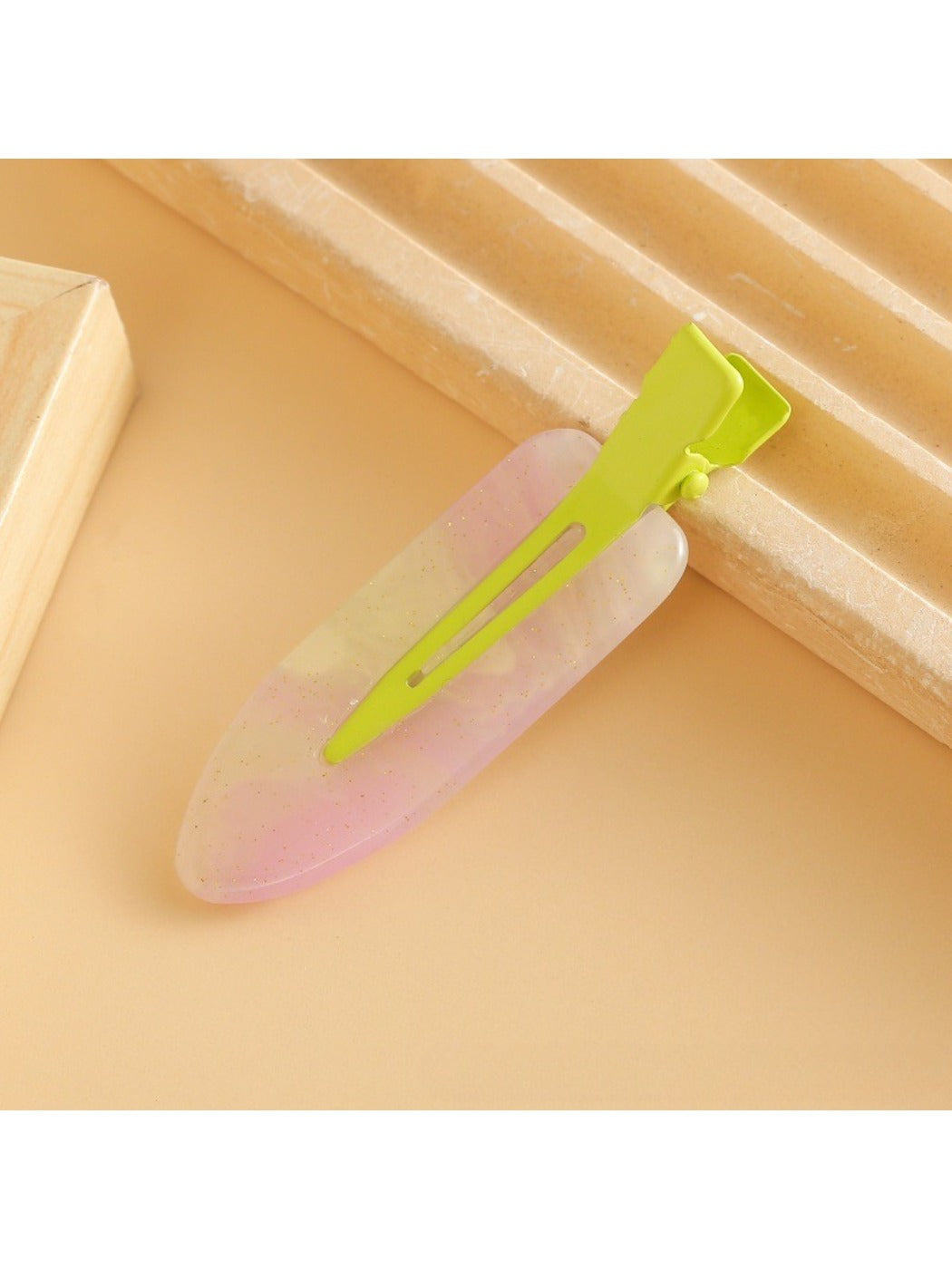 Beau - Macaron Color Straight Hair Clip