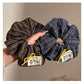 Gifty - Elegant Bow Checkered Scrunchie