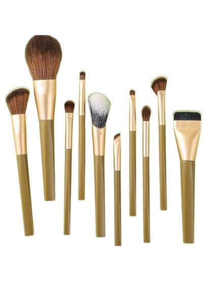 Smoosh - Complete Avocado Makeup Brush Set