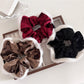 Gifty - Plush Trim Velvet Hair Ties