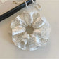 Gifty - White Lace Scrunchie Hair Tie