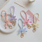 Keypus - Striped Cute Bow Keychain
